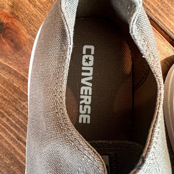 Converse Chuck Taylor Casual olive green Canvas Sneakers, men’s 9, women’s 11 - Picture 3 of 8